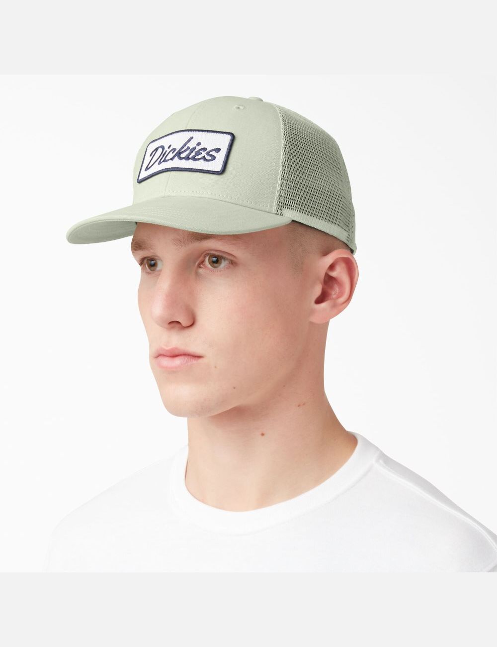 Chapeaux Dickies Patch Logo Trucker Vert | 435LXKIPB