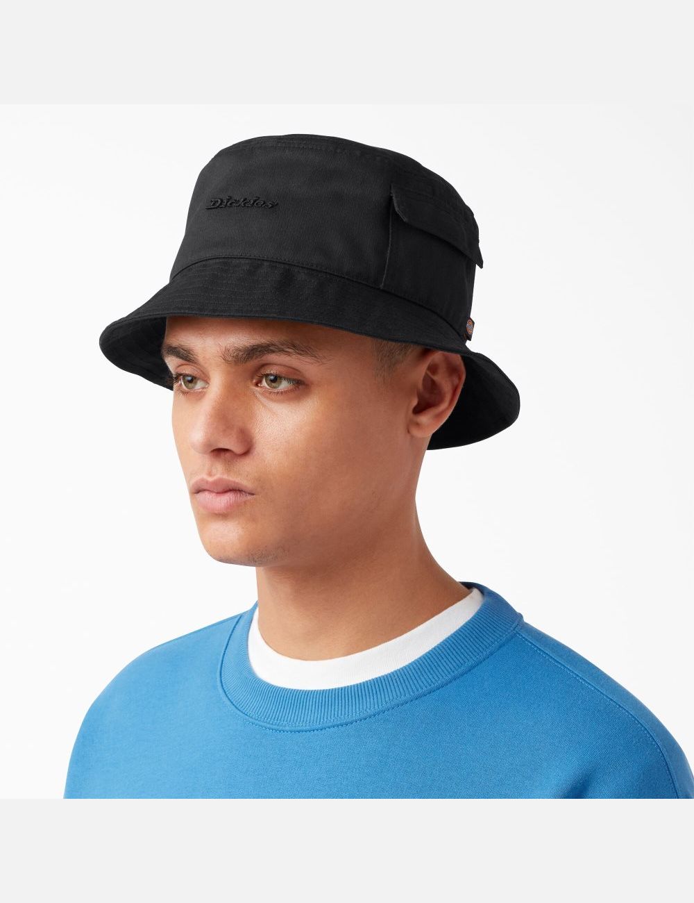 Chapeaux Dickies Script Logo Bucket Noir | 742JSVIZR