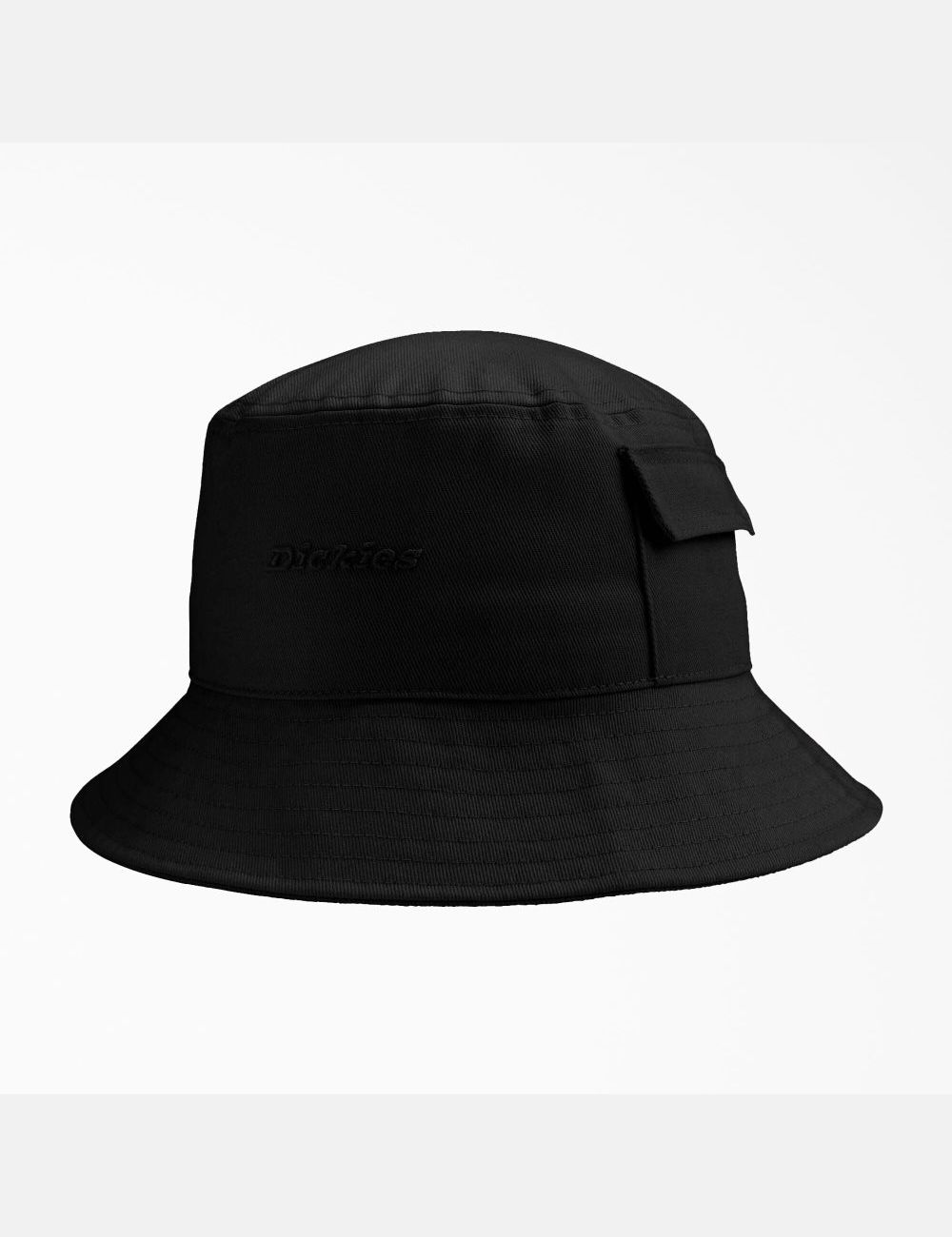 Chapeaux Dickies Script Logo Bucket Noir | 742JSVIZR