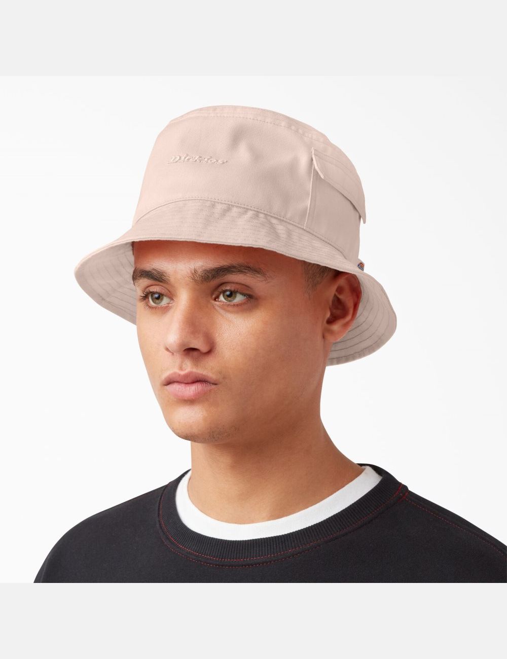 Chapeaux Dickies Script Logo Bucket Rose | 165MSAEOK