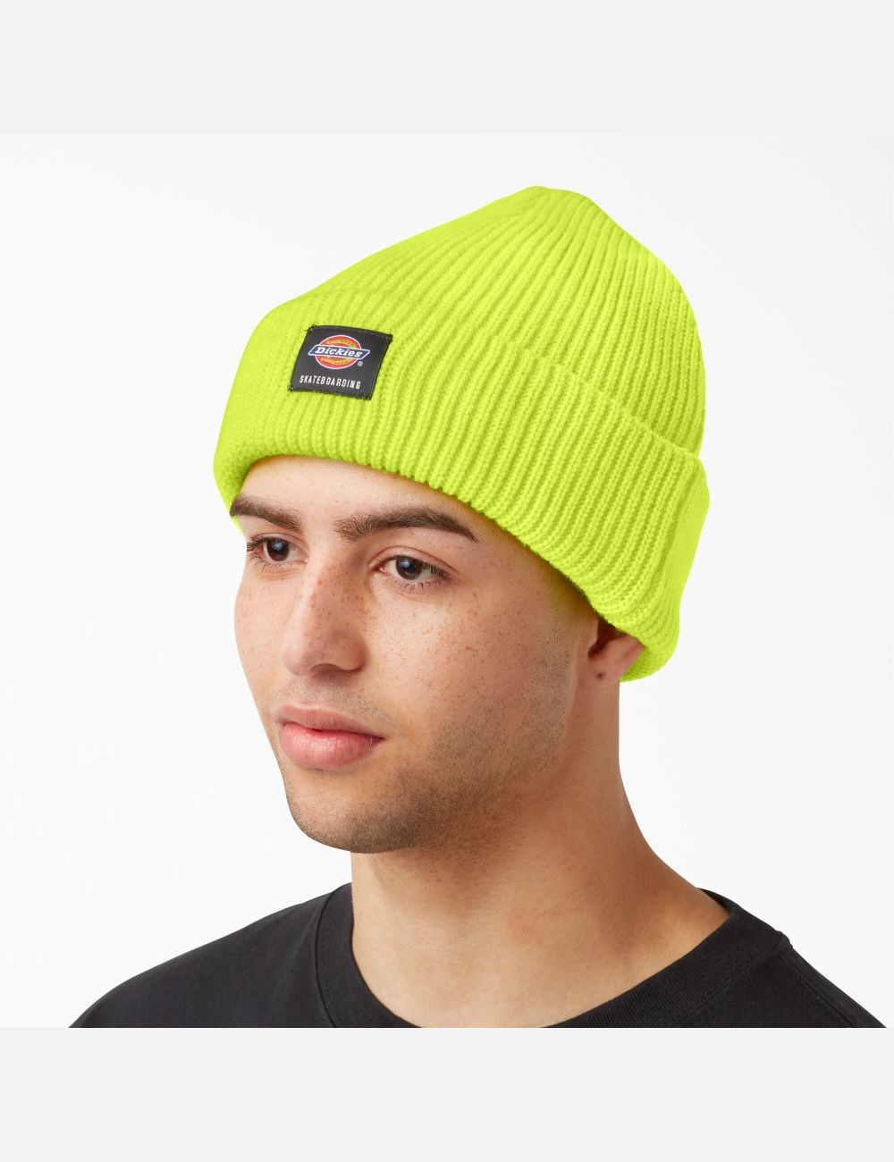 Chapeaux Dickies Skateboarding Cuffed Jaune | 936CGEIUB