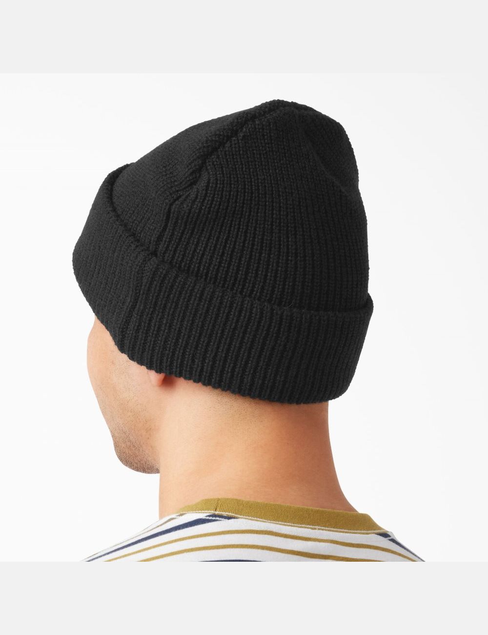 Chapeaux Dickies Skateboarding Cuffed Noir | 945FCYDMJ