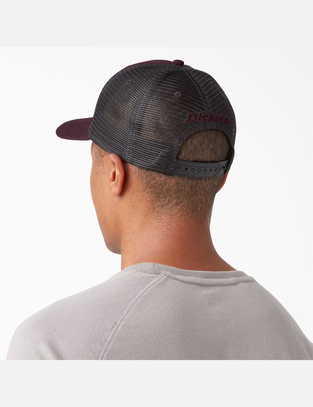 Chapeaux Dickies Tela Trucker Bordeaux | 376GHRFLC