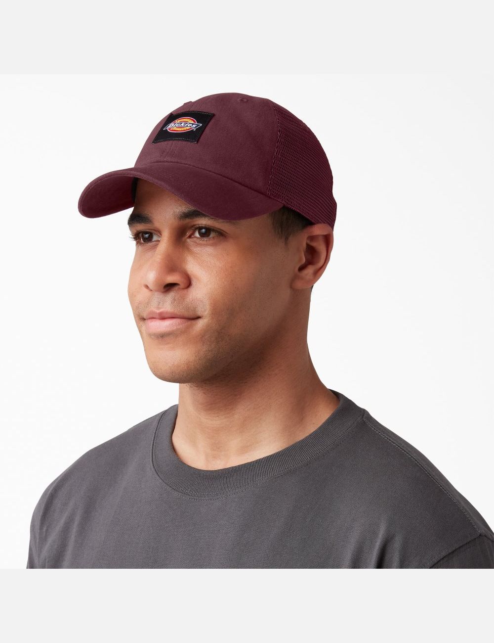 Chapeaux Dickies Tela Trucker Bordeaux | 874VUIDPF