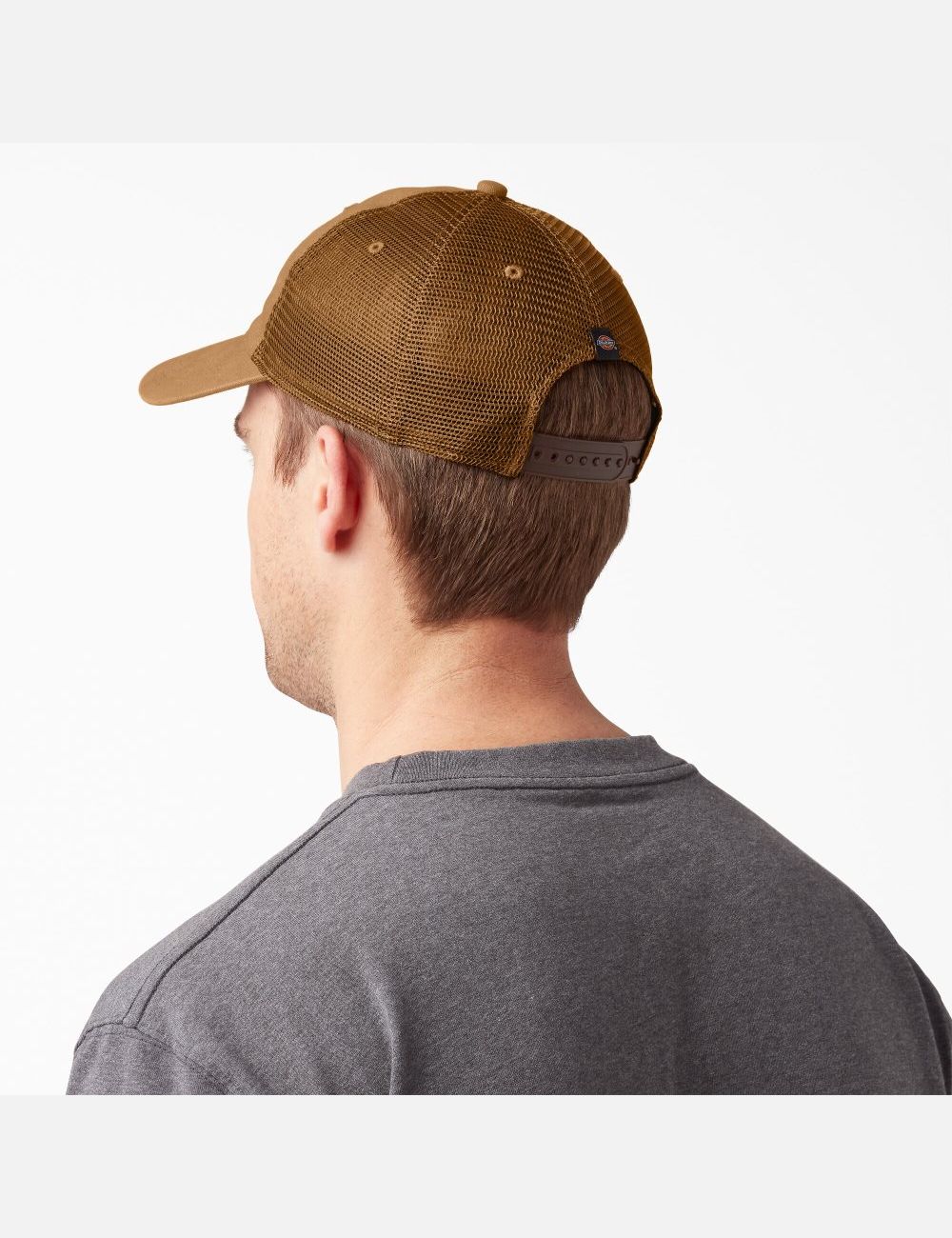 Chapeaux Dickies Tela Trucker Marron | 891AEKILO