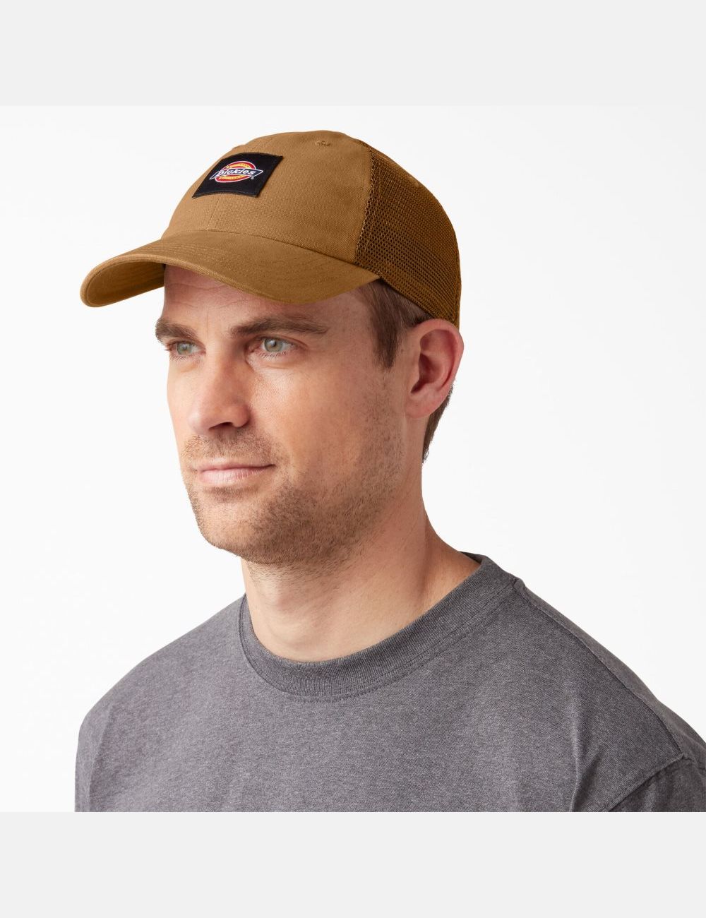 Chapeaux Dickies Tela Trucker Marron | 891AEKILO