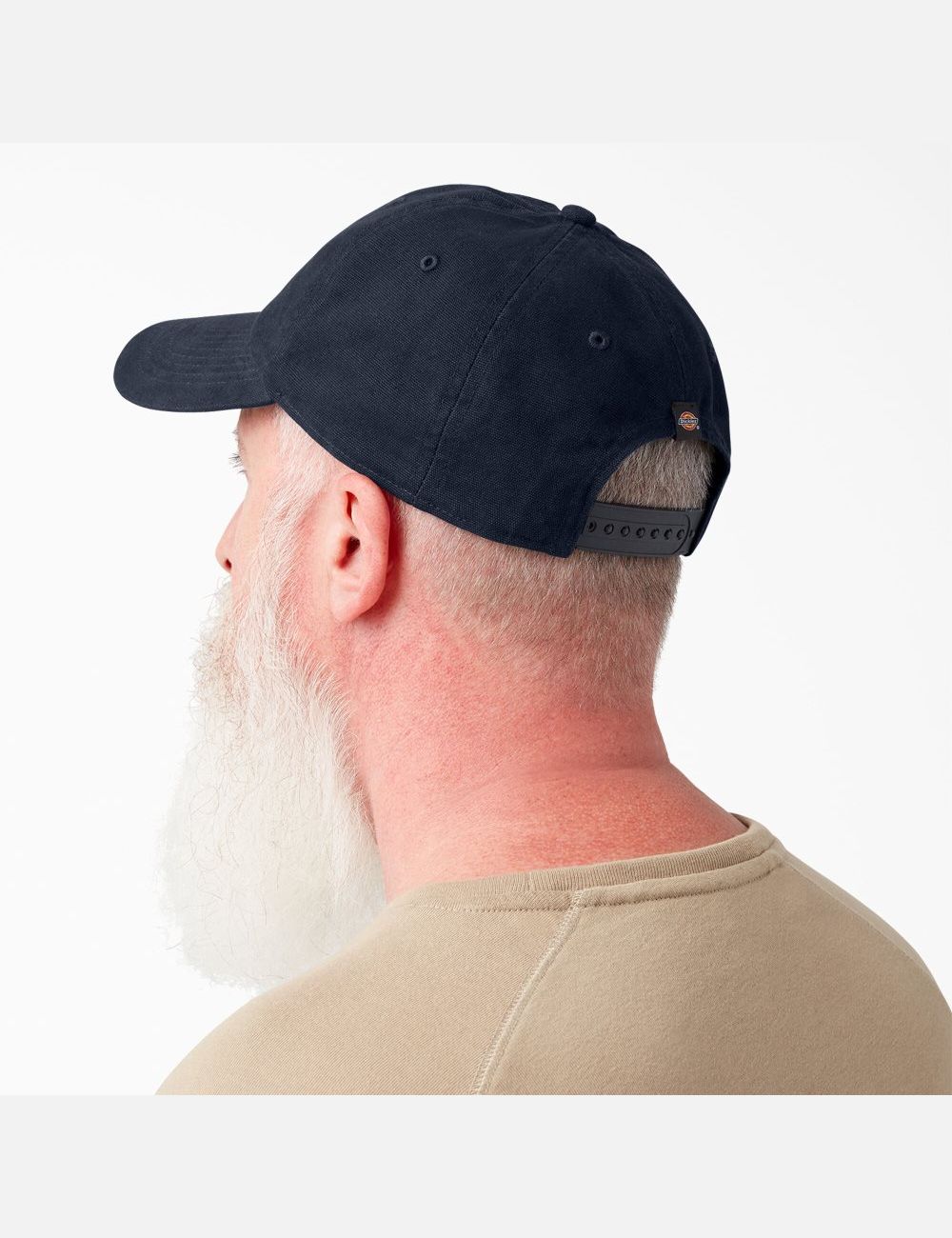 Chapeaux Dickies Washed Tela Bleu Marine | 845USMOGY