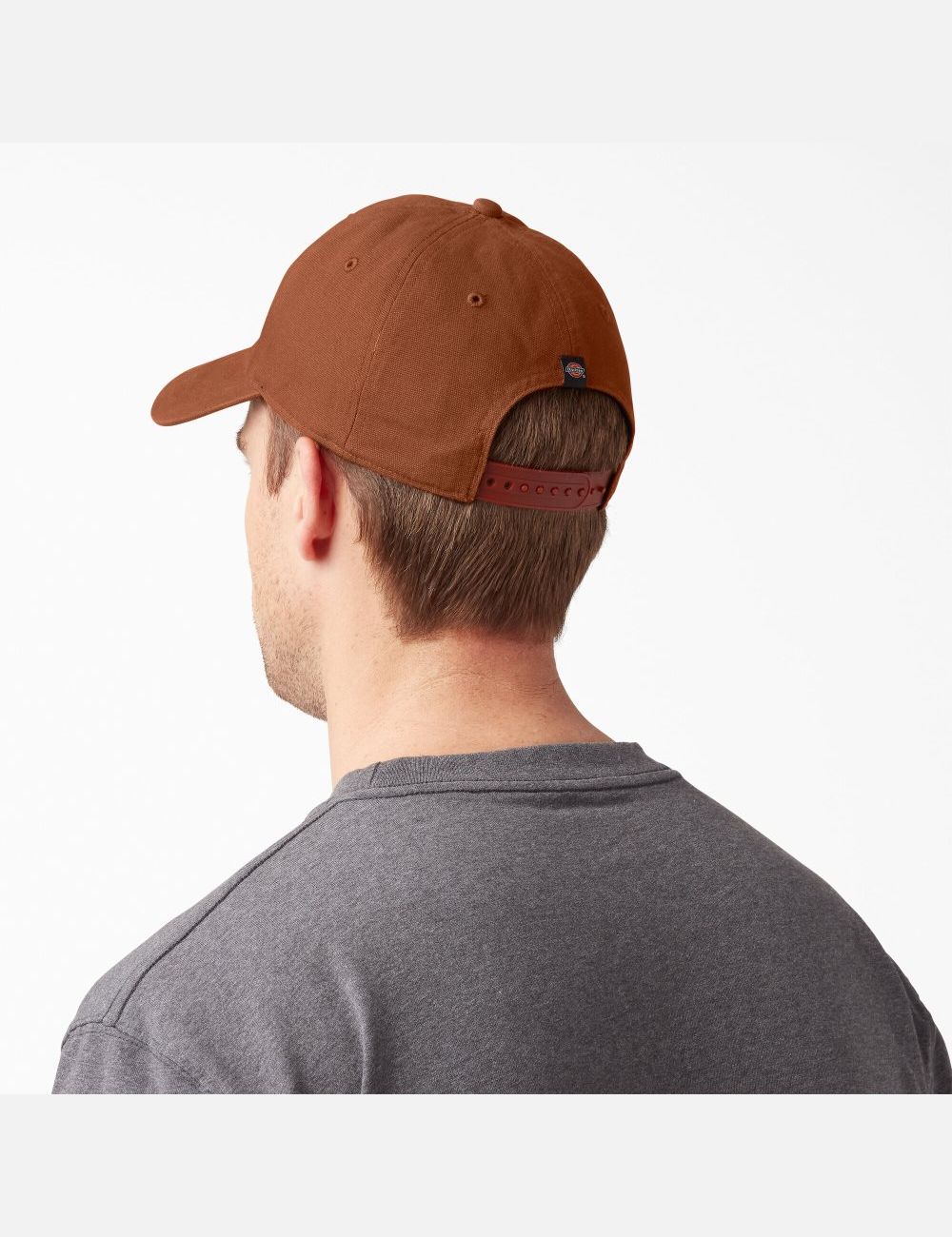 Chapeaux Dickies Washed Tela Marron | 371ULCGRK