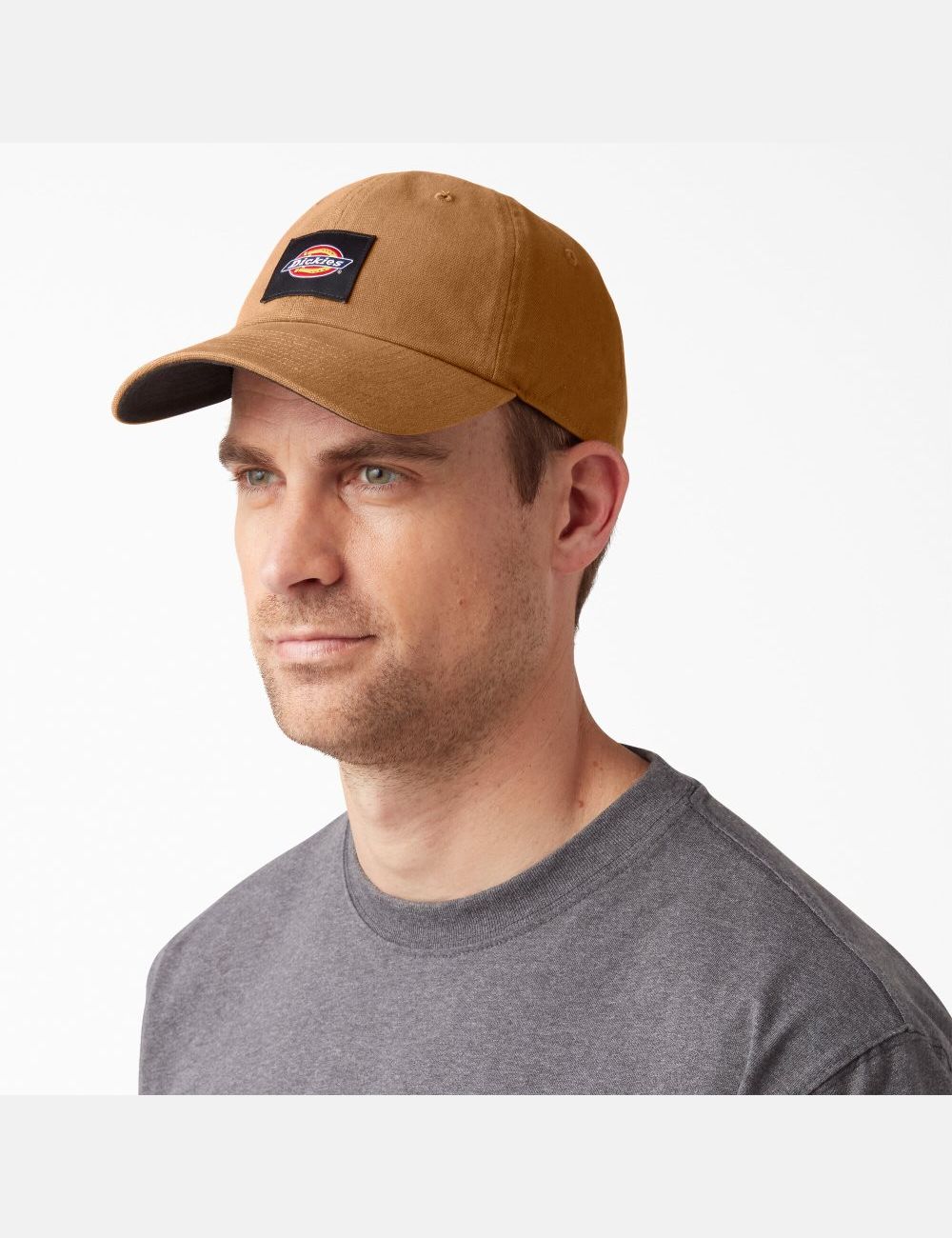 Chapeaux Dickies Washed Tela Marron | 859FJGIOT