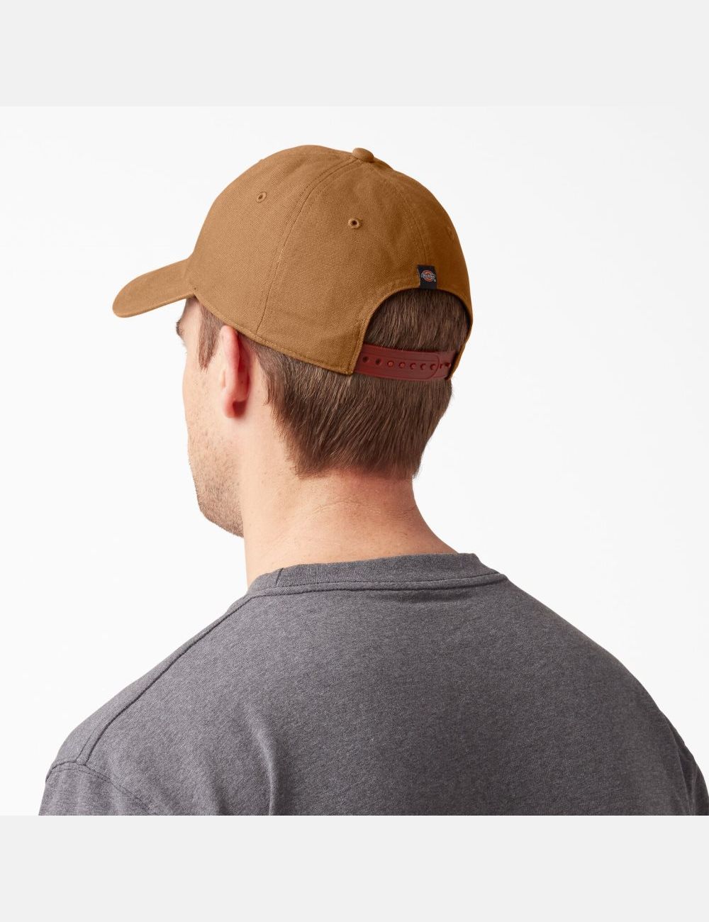 Chapeaux Dickies Washed Tela Marron | 859FJGIOT