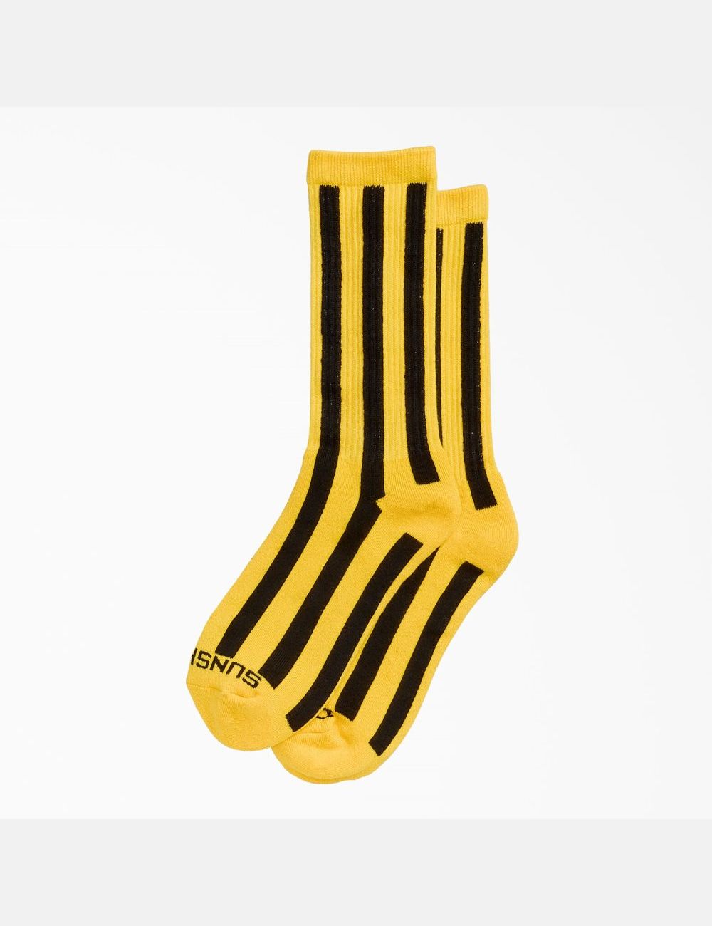 Chaussettes Dickies New York Sunshine x Stripes Jaune | 684GPXLEZ