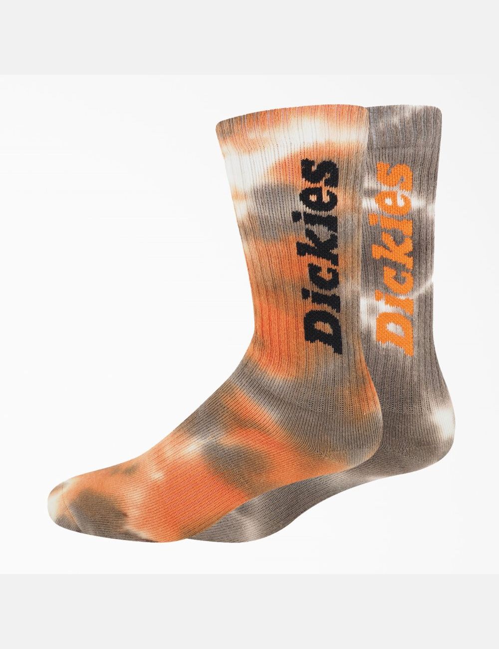 Chaussettes Dickies Tie-Dye Crew Orange | 827DEBRYM