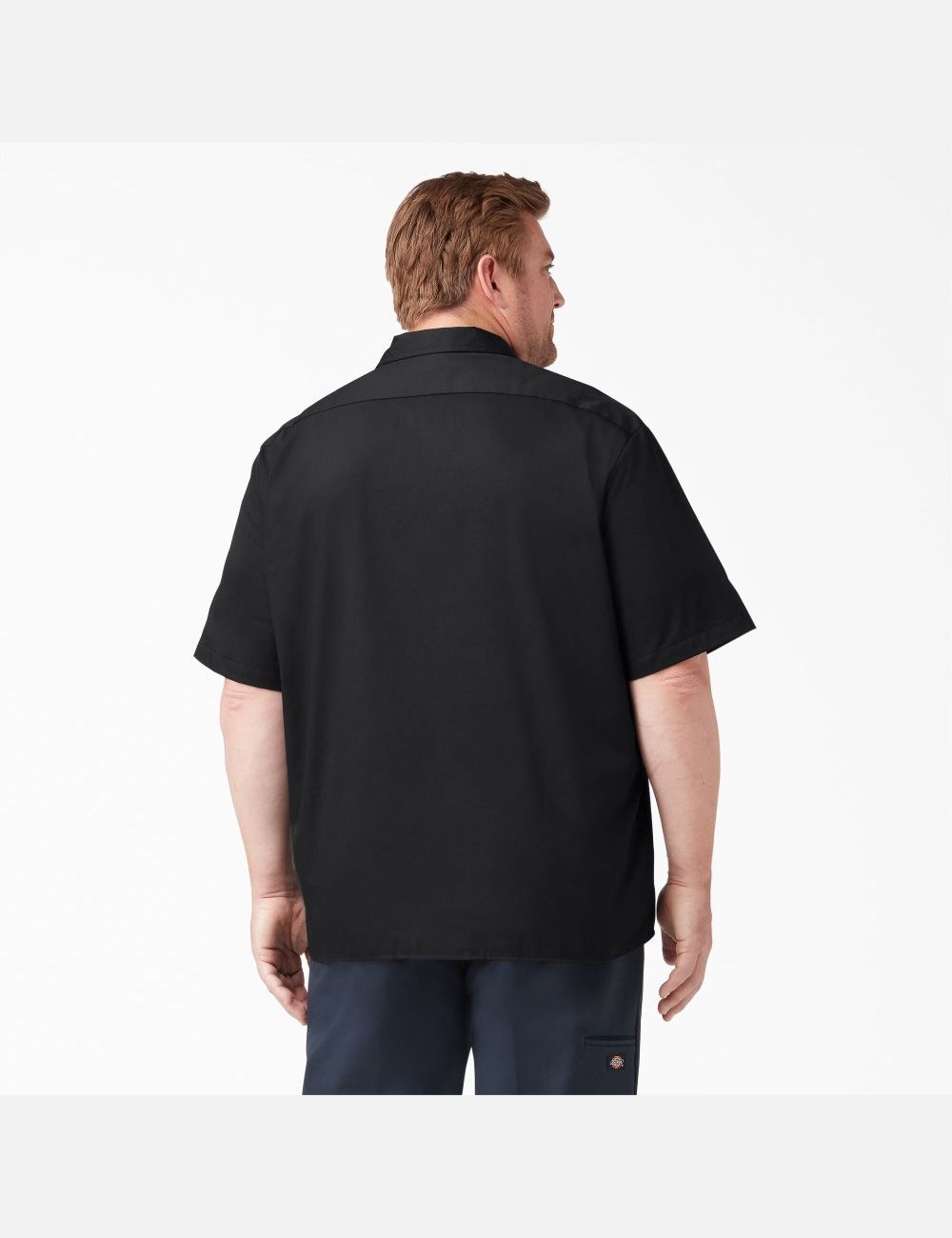 Chemises De Travail Dickies Corta Sleeve Noir | 432SKNXCY