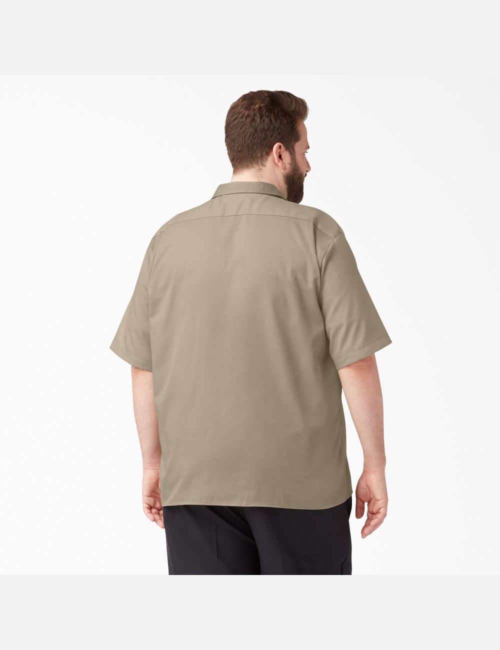 Chemises De Travail Dickies Relaxed Fit Corta Sleeve Marron | 871CHSFRY