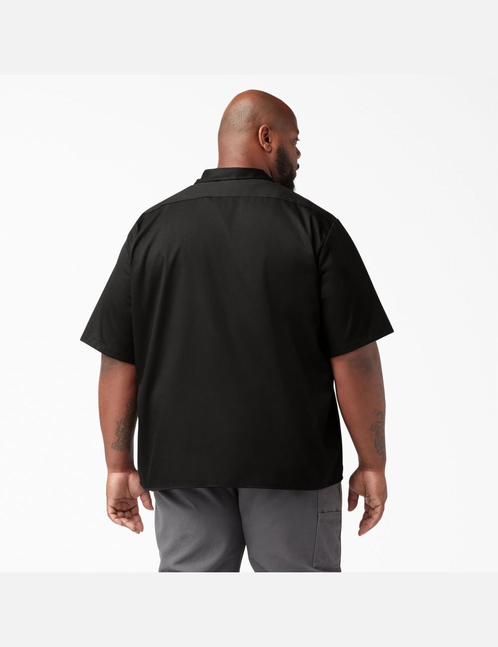 Chemises De Travail Dickies Relaxed Fit Corta Sleeve Noir | 872MZBPTU