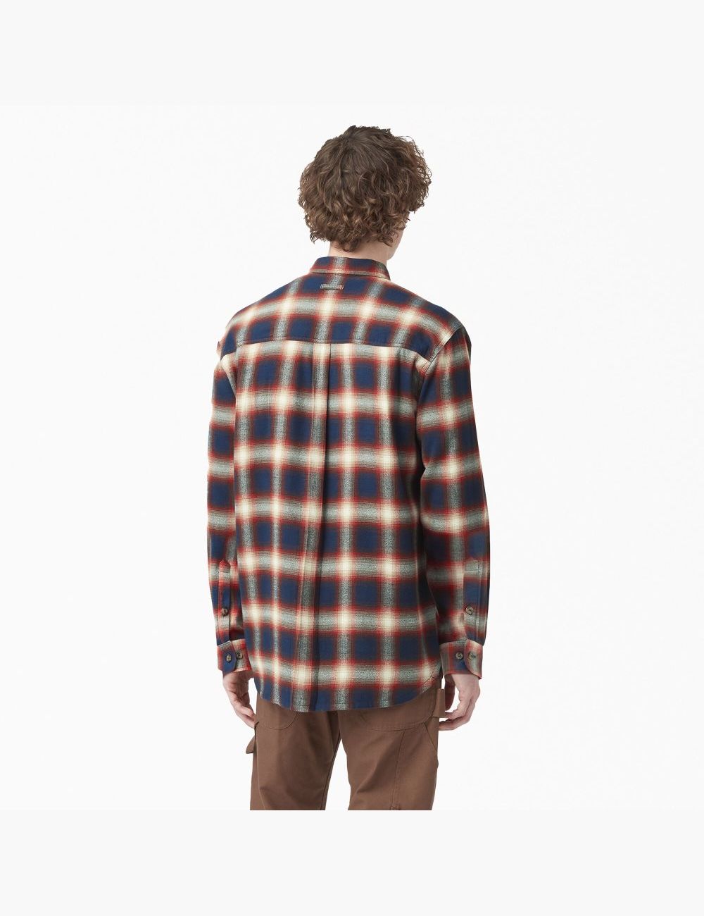 Chemises Dickies 1922 Flannel Rouge Bleu Marine | 761JSXFWH