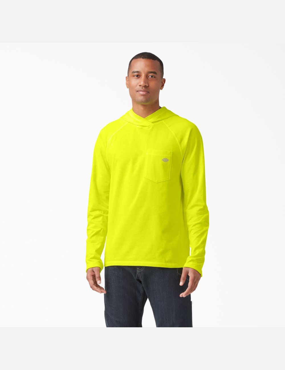 Chemises Dickies Cooling Performance Long Sleeve Sun Jaune Clair | 879JXEUNS