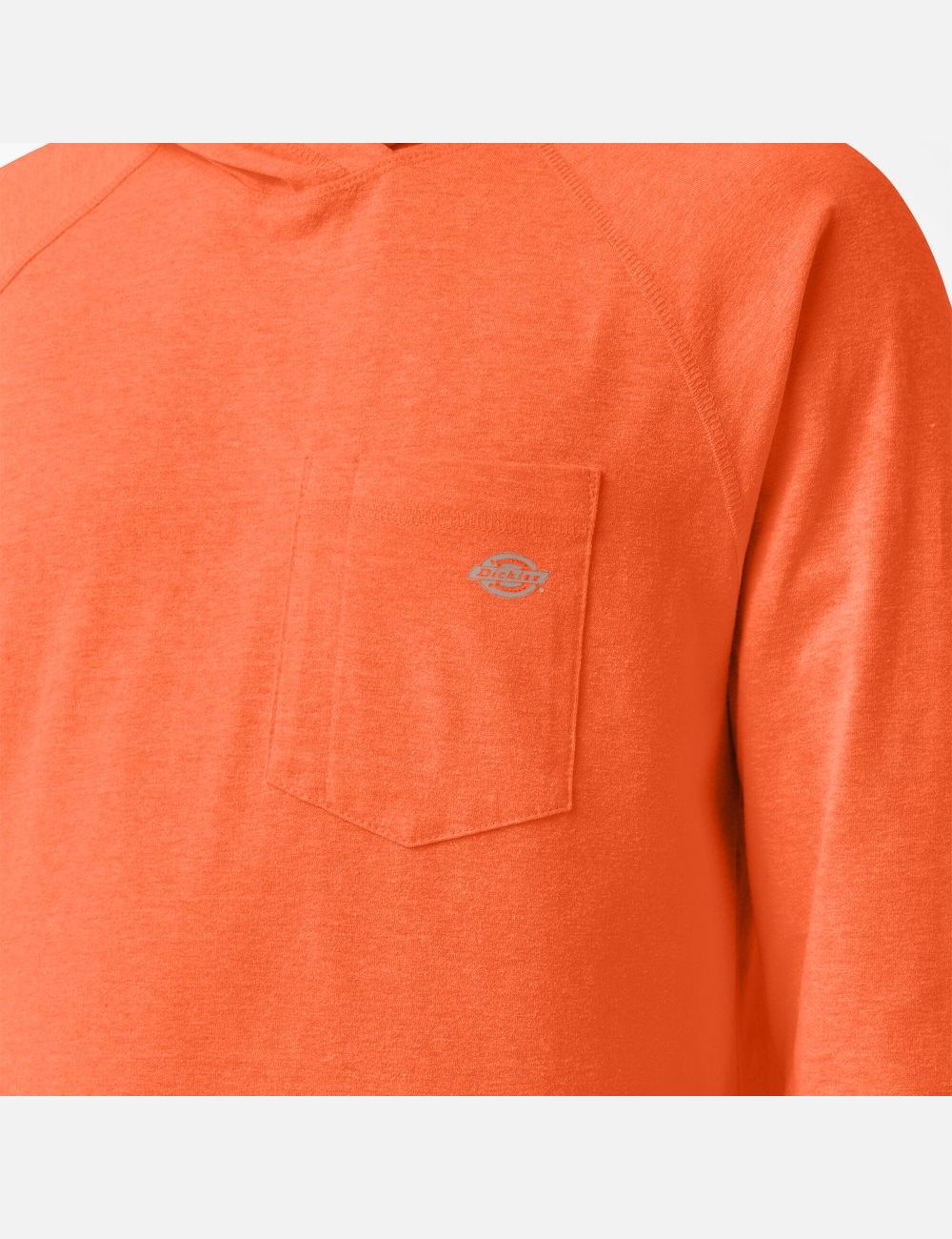 Chemises Dickies Cooling Performance Long Sleeve Sun Orange Clair | 907ISCEQA