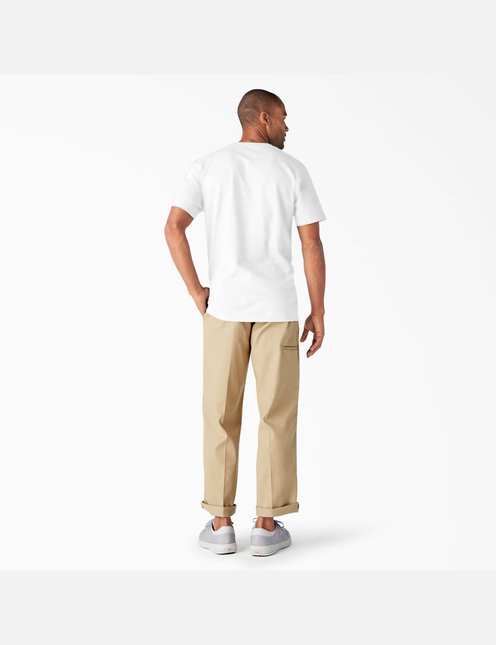 Chemises Dickies Corta Sleeve Relaxed Fit Graphique Blanche | 798TIOVKG