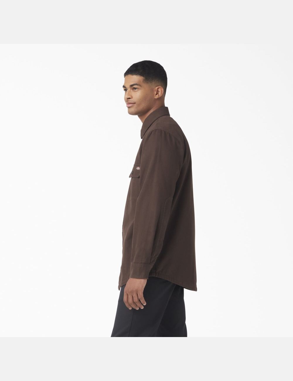 Chemises Dickies Duck Flannel-Doublée Chocolat Marron | 189JMFBUO