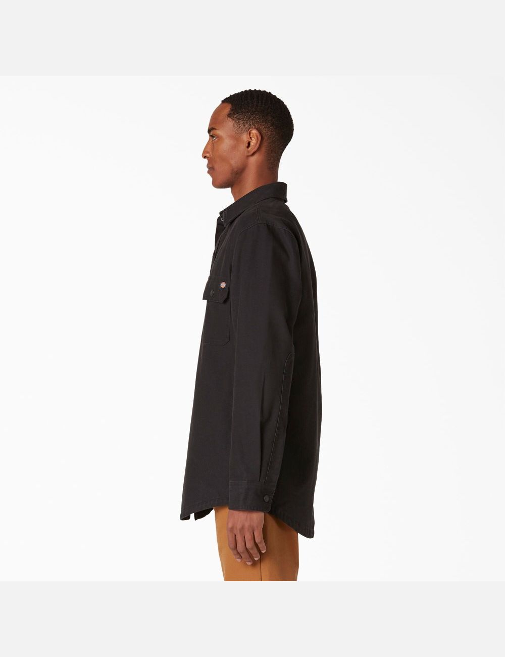 Chemises Dickies Duck Flannel-Doublée Noir | 135TOBJAY