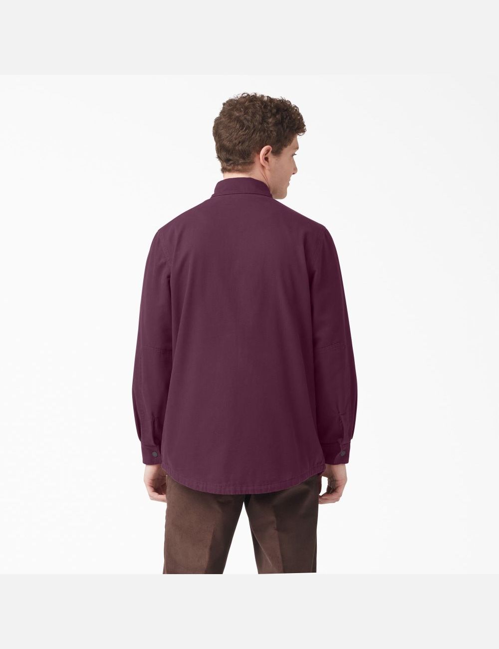 Chemises Dickies Duck Flannel-Doublée Violette Bordeaux | 059PXVMEB