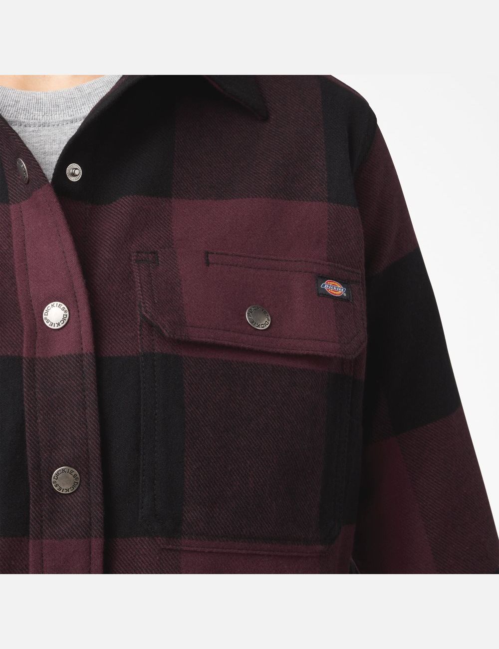 Chemises Dickies DuraTech Renegade Flannel Bordeaux | 160EDBSZQ