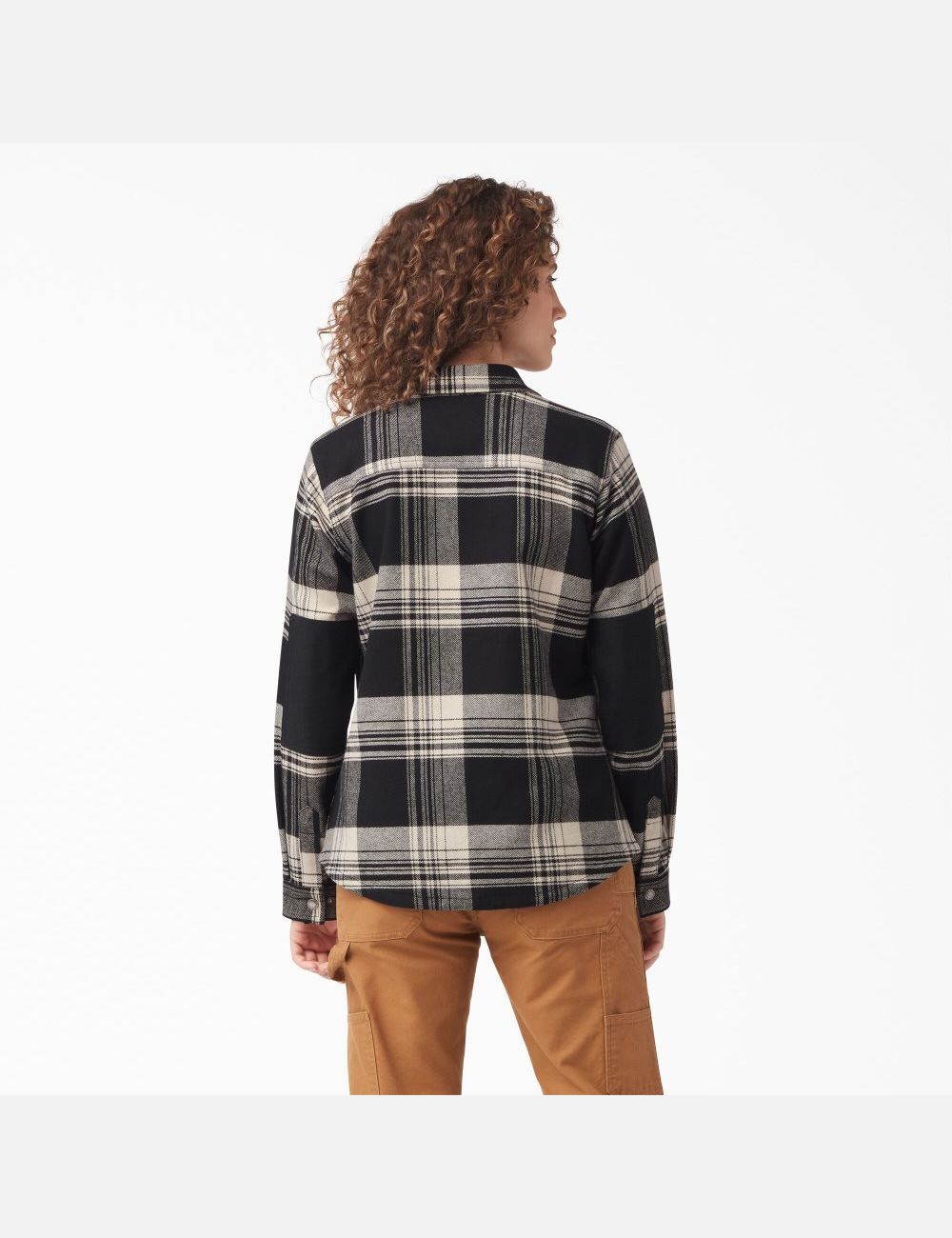 Chemises Dickies DuraTech Renegade Flannel Beige Noir | 891IRLPHC