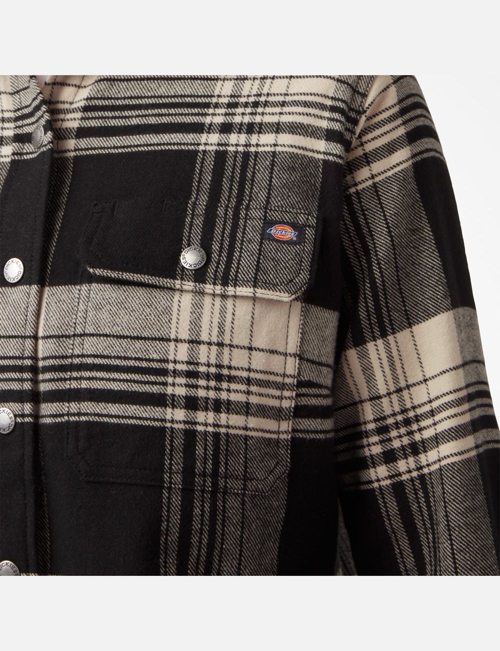 Chemises Dickies DuraTech Renegade Flannel Beige Noir | 891IRLPHC