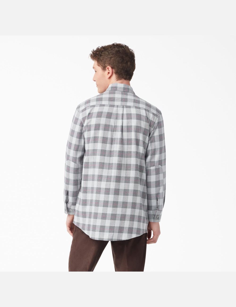 Chemises Dickies FLEX Regular Fit Flannel Grise | 345SZOKIY