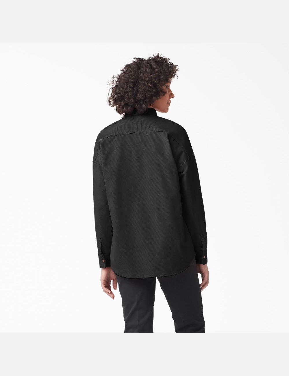 Chemises Dickies Halleyville Oversized Corduroy Noir | 831BNFAXG