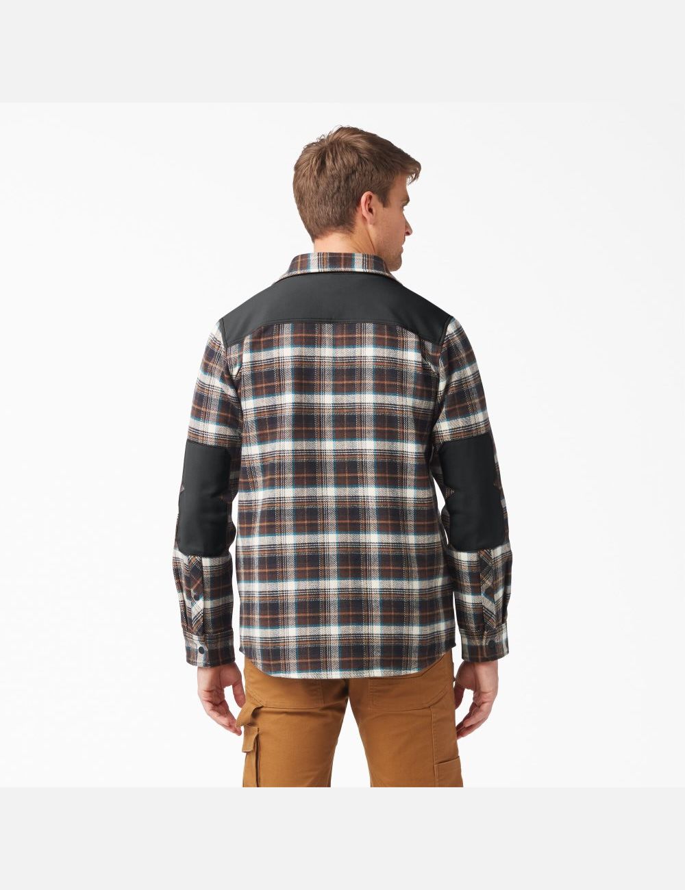 Chemises Dickies Heavyweight Brawny Flannel Chocolat Marron | 037WUSFNO