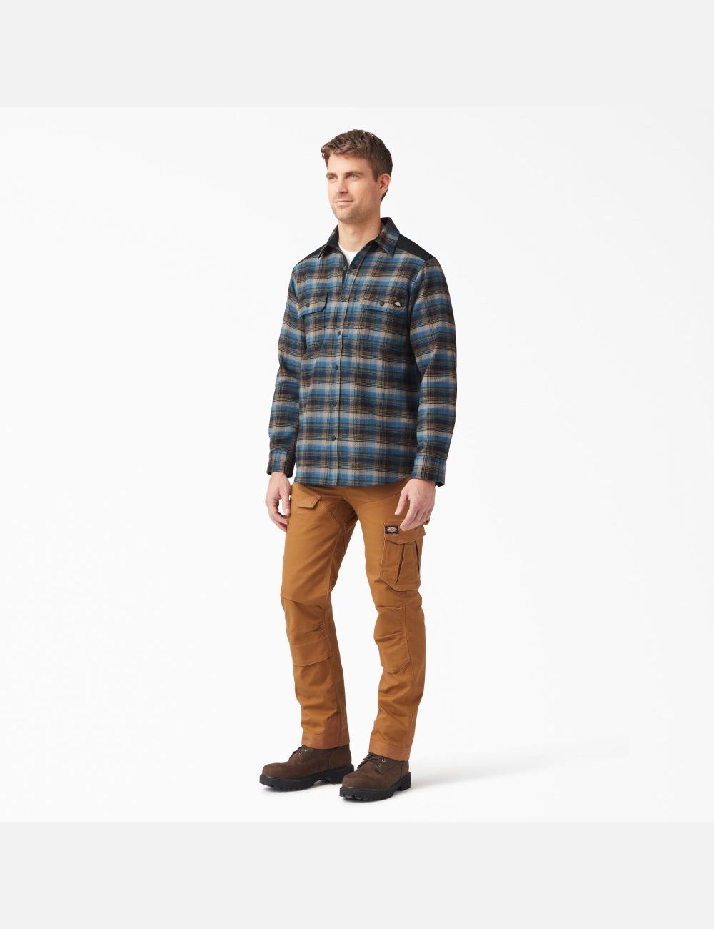 Chemises Dickies Heavyweight Brawny Flannel Multicolore | 056KIMWUG