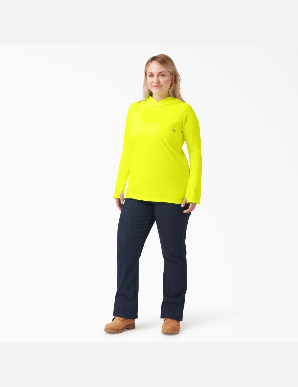 Chemises Dickies Plus Cooling Performance Sun Jaune Clair | 324QIDJUS