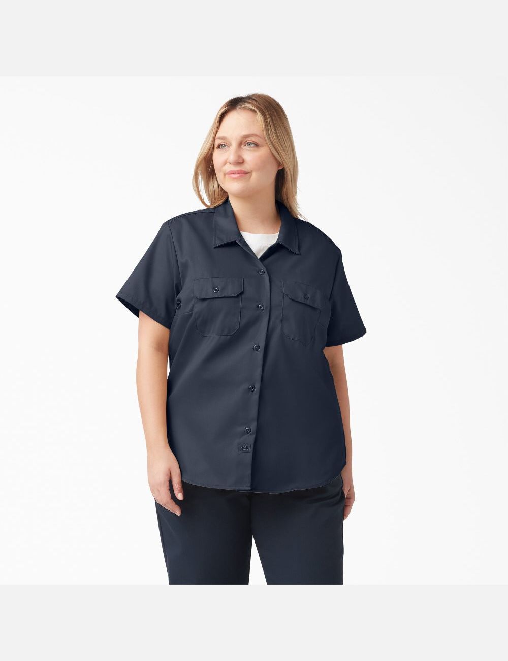 Chemises Dickies Plus Original 574 Travail Bleu Marine | 034ELOZNW