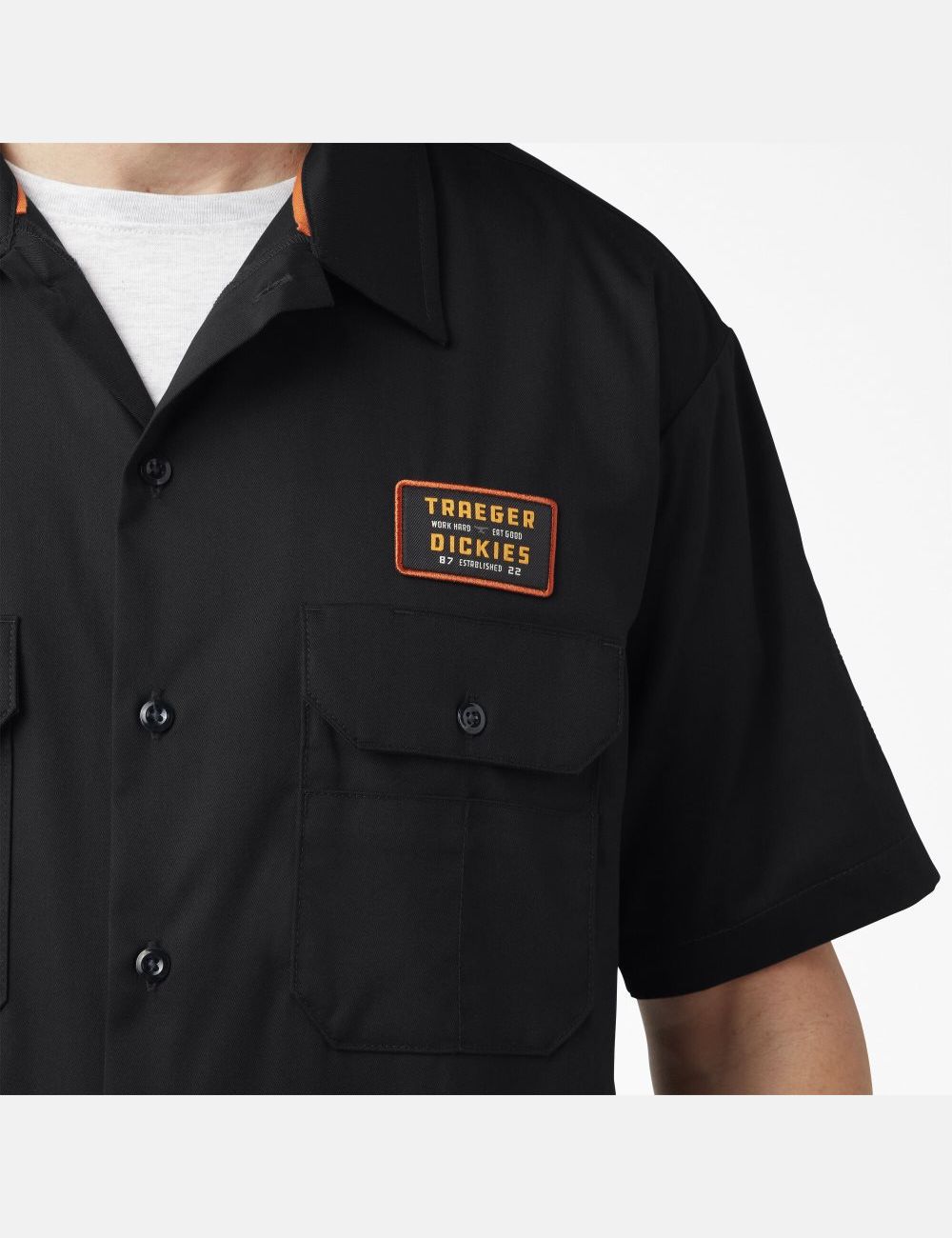 Chemises Dickies Traeger x Ultimate Grilling Noir | 047VCEAWL