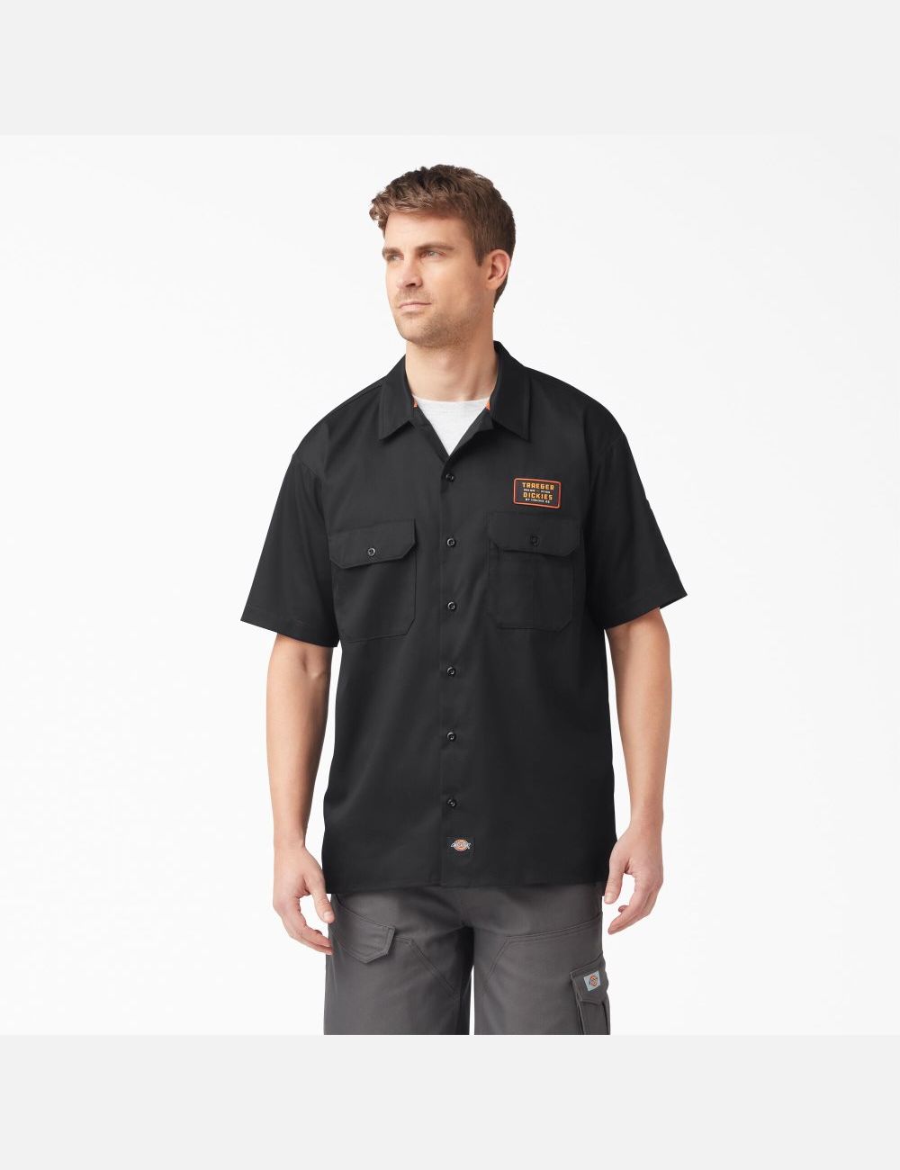 Chemises Dickies Traeger x Ultimate Grilling Noir | 047VCEAWL