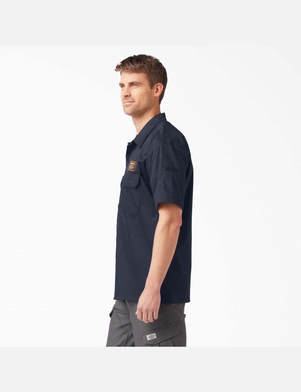 Chemises Dickies Traeger x Ultimate Grilling Bleu Marine | 237UATLVJ