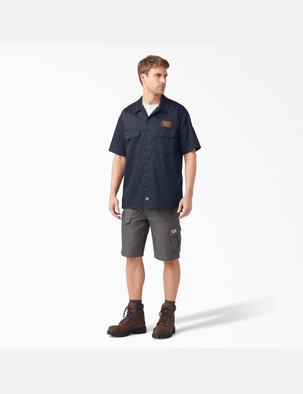 Chemises Dickies Traeger x Ultimate Grilling Bleu Marine | 237UATLVJ