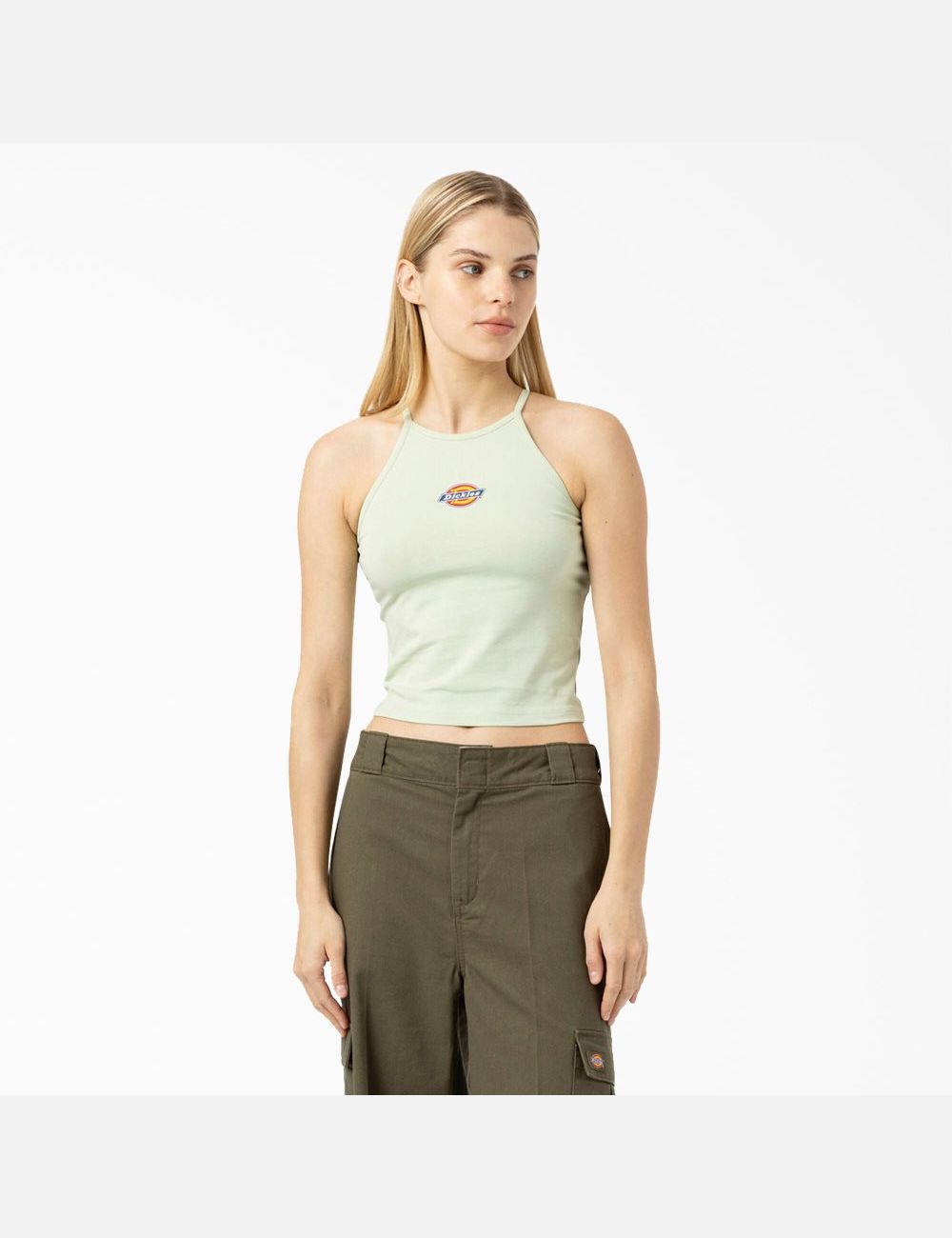 Debardeur Dickies Chain Lake Cropped Vert | 985RGDEUS