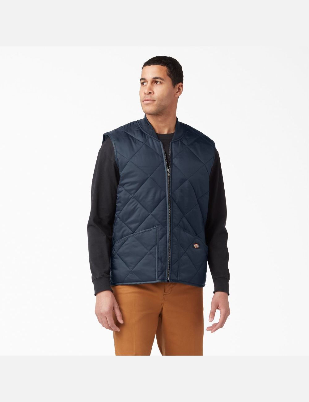 Gilet Dickies Diamond Matelassé Bleu Marine | 341IJKDTZ