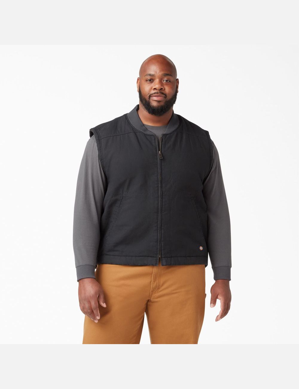 Gilet Dickies High Pile Fleece Doublée Duck Noir | 869ZMXWNR