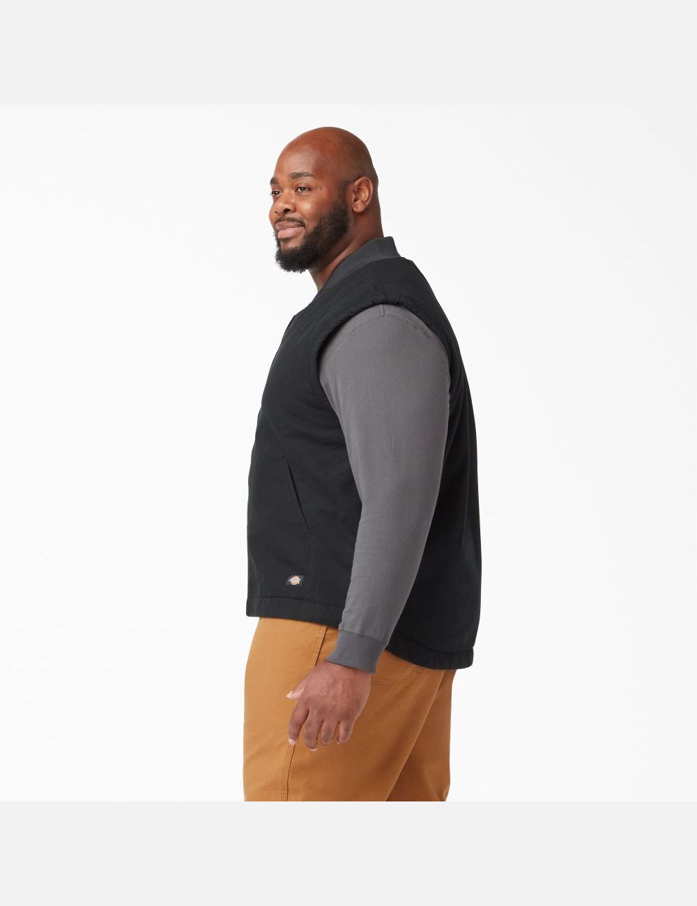 Gilet Dickies High Pile Fleece Doublée Duck Noir | 869ZMXWNR