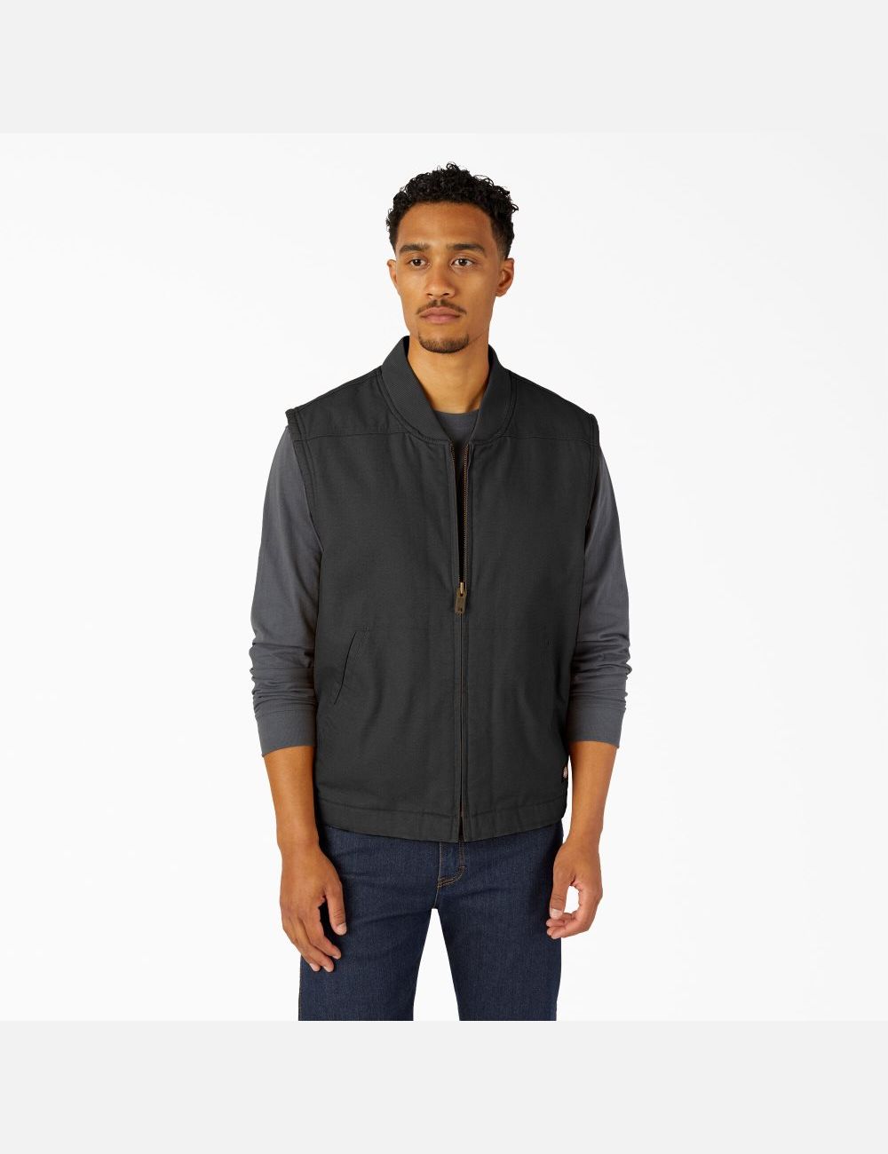 Gilet Dickies High Pile Fleece Doublée Duck Noir | 869ZMXWNR