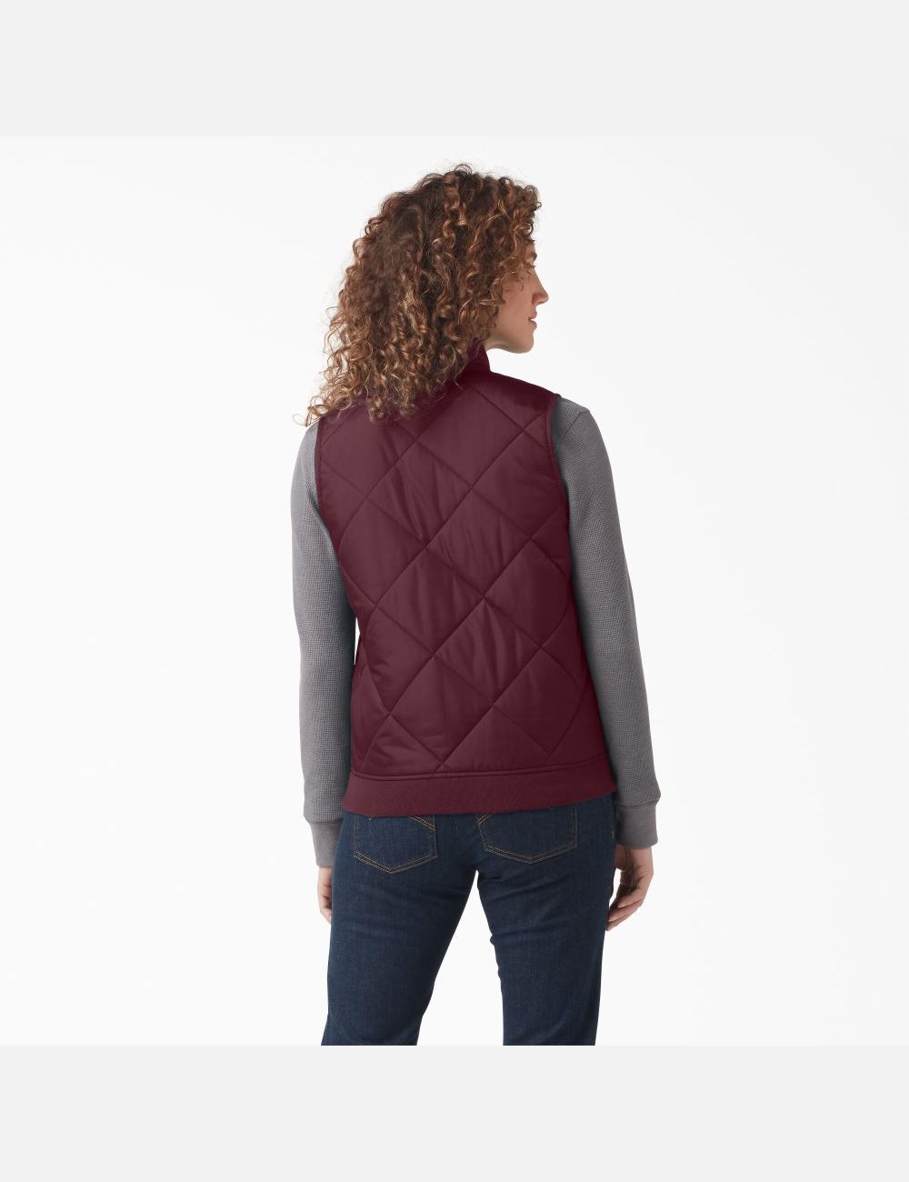 Gilet Dickies Matelassé Bordeaux | 129TIFADY