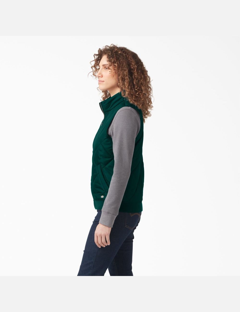 Gilet Dickies Matelassé Vert | 841BKHRAS