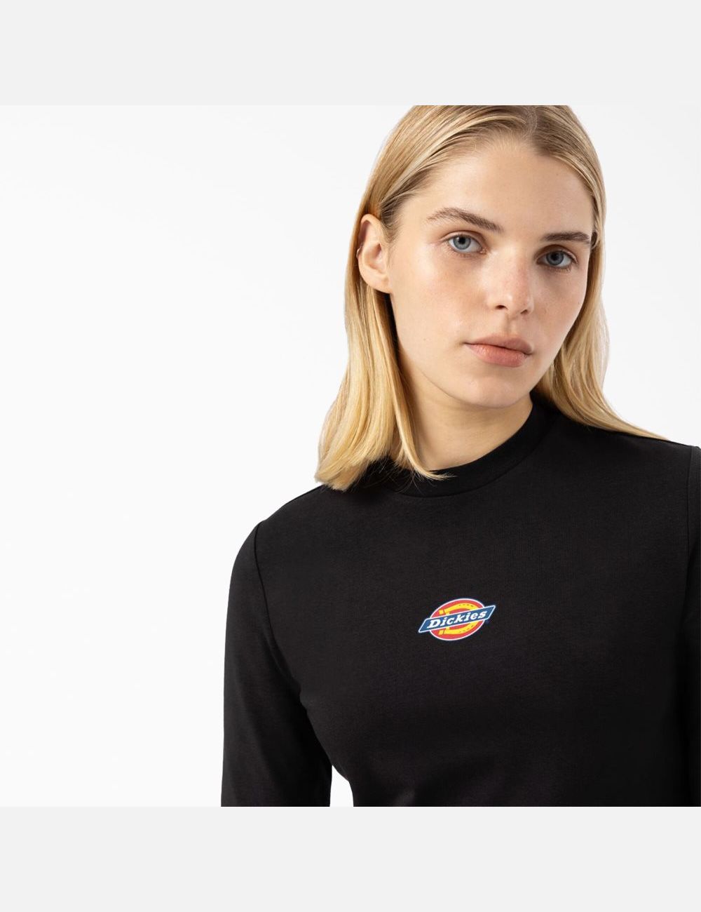 Hauts Courts Dickies Maple Valley Long Sleeve Noir | 079BWZYNC