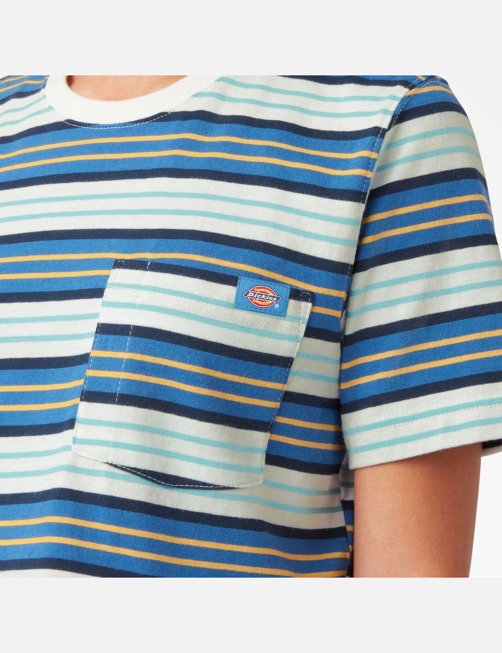 Hauts Courts Dickies Rayé Bleu Foncé Stripes | 851ACFYDV