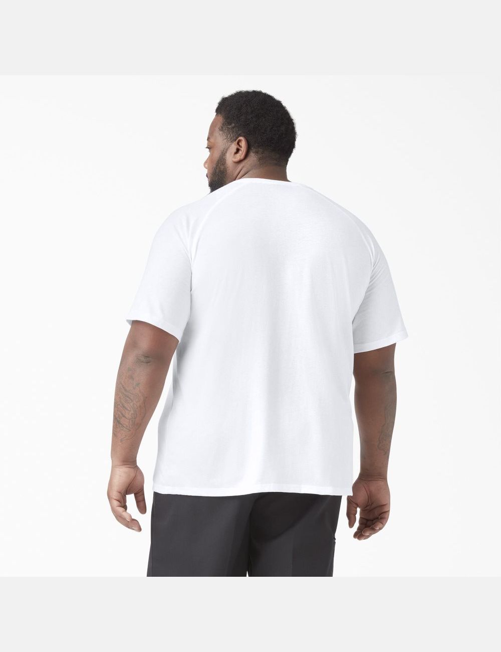 Hauts Dickies Cooling Corta Sleeve Blanche | 037INYOGA