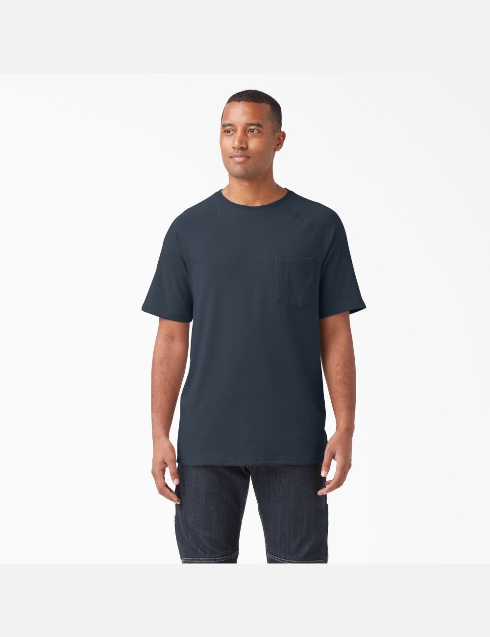 Hauts Dickies Cooling Corta Sleeve Bleu Marine | 091XRDQUC